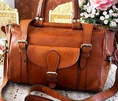 leren tas vintage