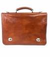 leren business tas dames