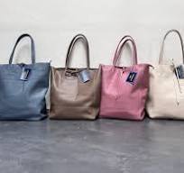 leren shopper tas dames