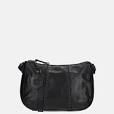 zwarte leren tas dames sale
