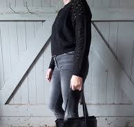 shopper tas zwart leer