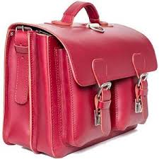 leren schooltas dames