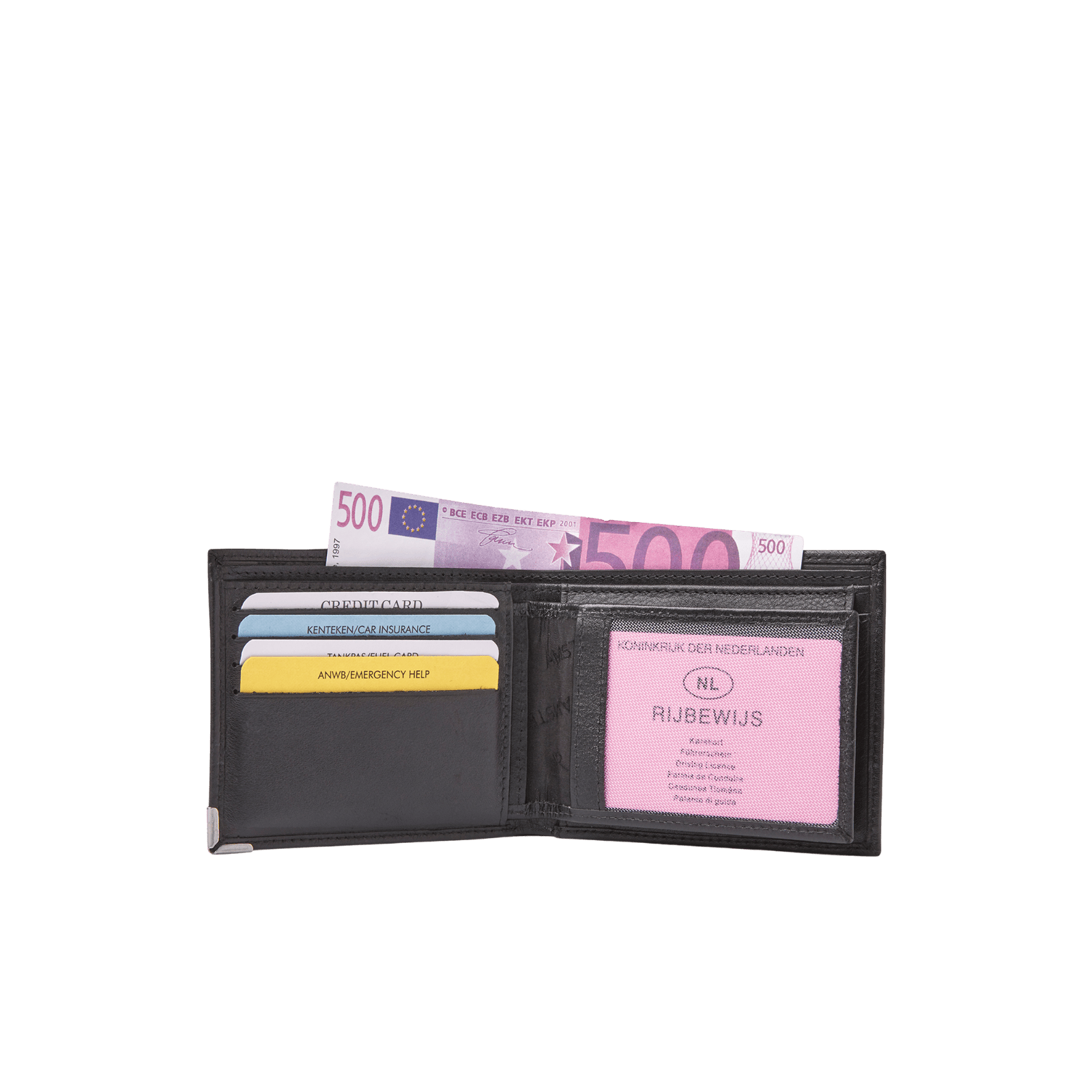 heren portemonnee met pasjeshouder