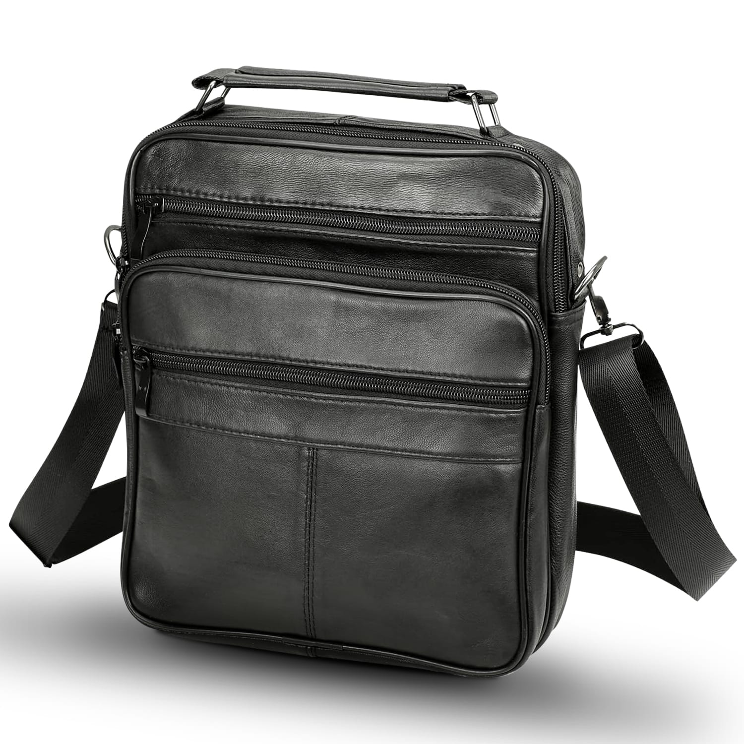 leren messenger bag heren