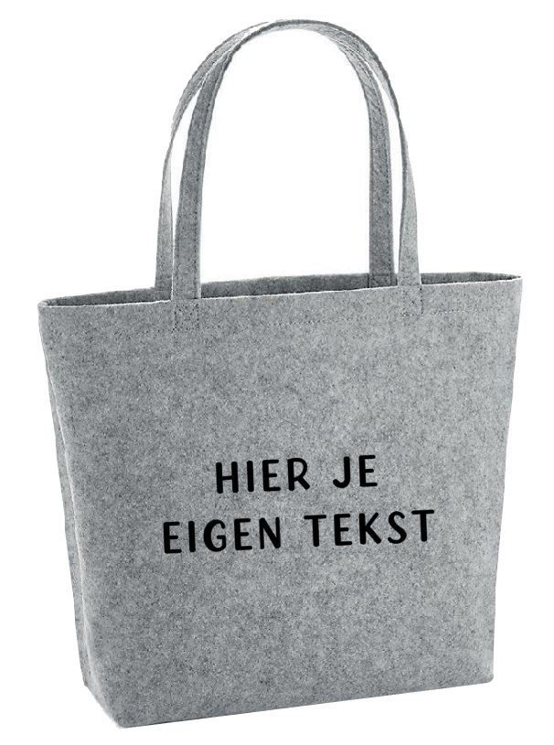 tas met tekst