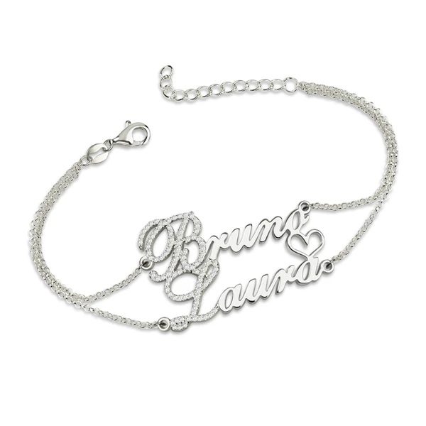 zilveren armband heren met naam