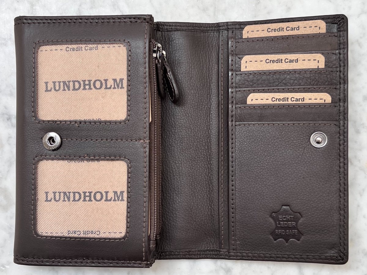 dames portefeuille leder