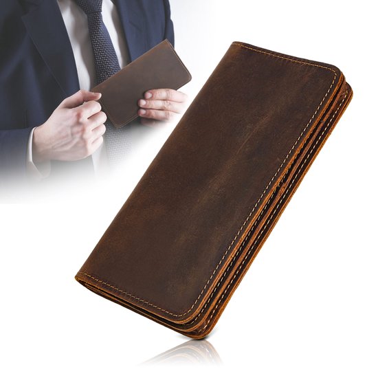 heren lederen portemonnee