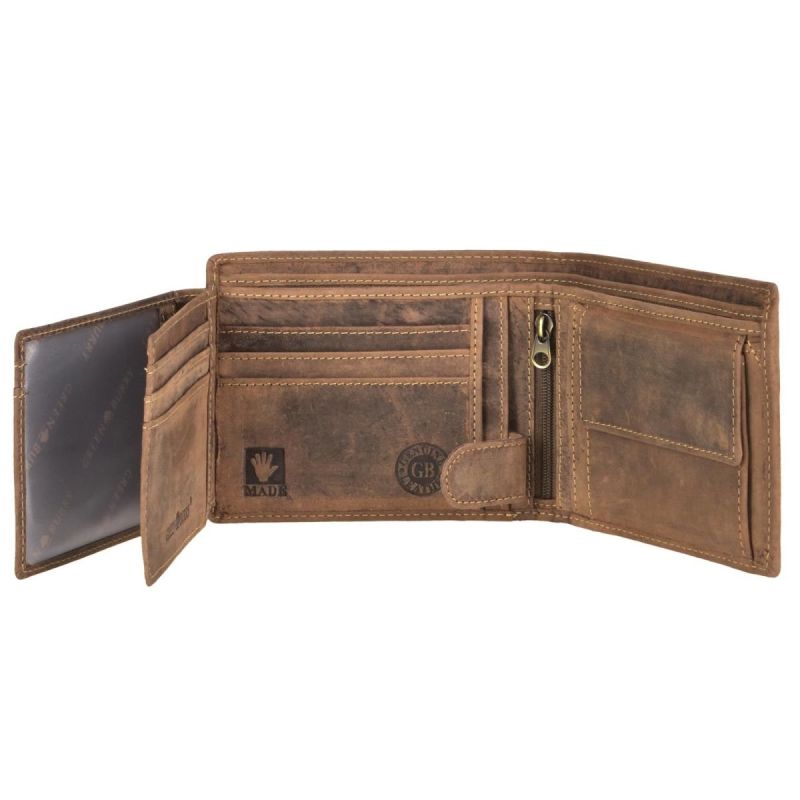 lederen heren portemonnee